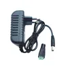 24W EU US Plug Driver Adapter AC110V 220V to DC 12V 2A 5.5*2.1mm LED Power Supply +1pcs Female Connector For LED Strip