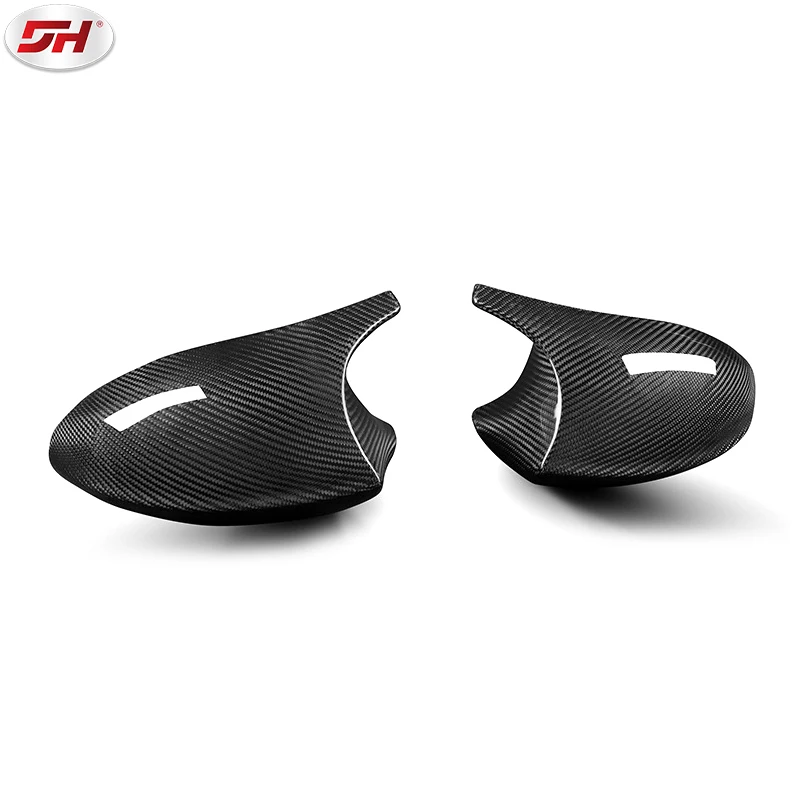 dry carbon fibre retrofit rearview mirrors Bullhorn model shape side wing mirror house for BMW 3 Series E92