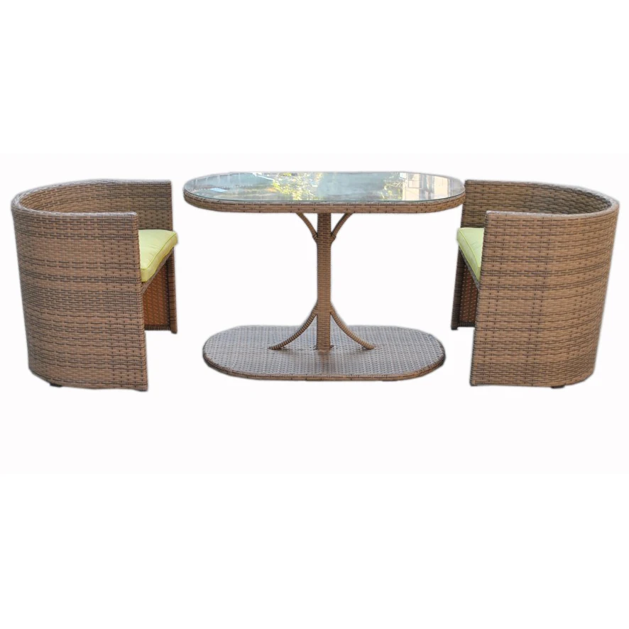 Rattan Outdoor Dining Set Luxury Garden Rattan Furniture Set Wicker
