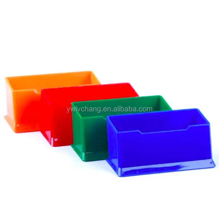 Custom Acrylic Pp Plastic Business Card Storage Box Office Stationery