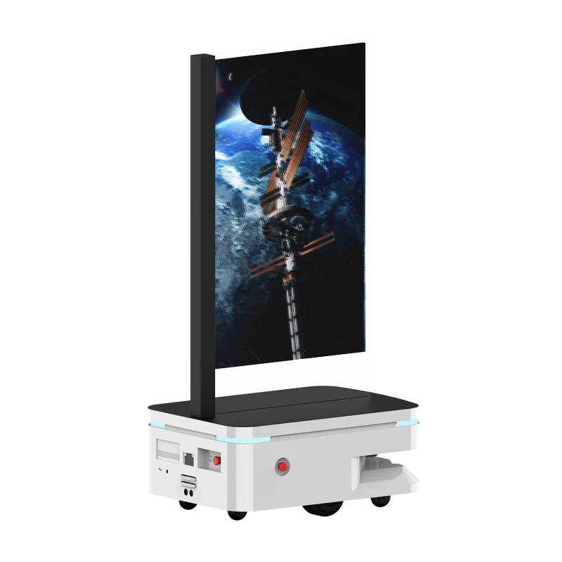 advertising screen robot