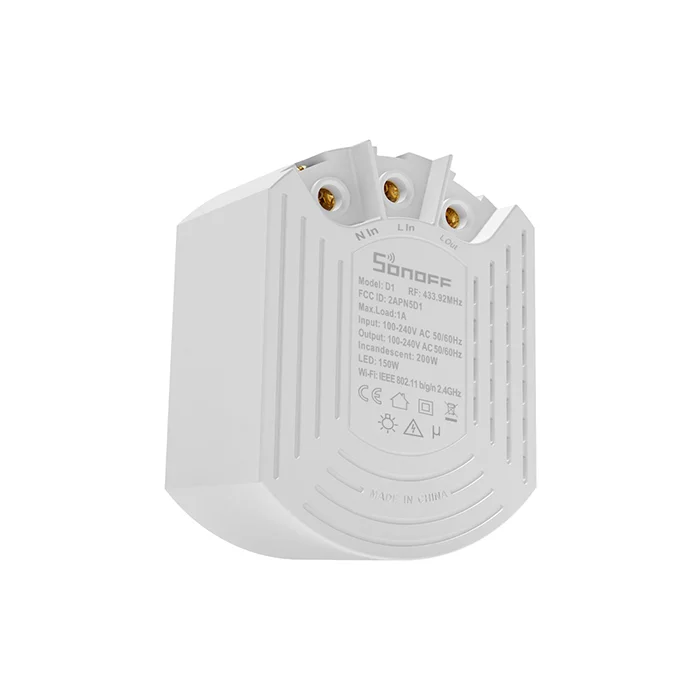 smart home Support Dimmable LED Light Sonoff D1 Wifi Smart Dimmer Switch Module for sale