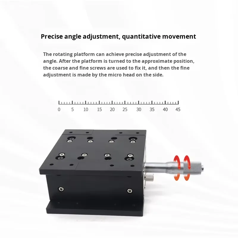 90 manual fine adjustment precision aluminum alloy sliding lifting table-11