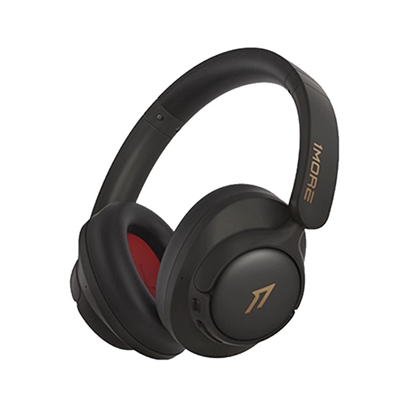 1MORE Triple Driver E1001 in-ear headphones showing aluminum housing and braided cable