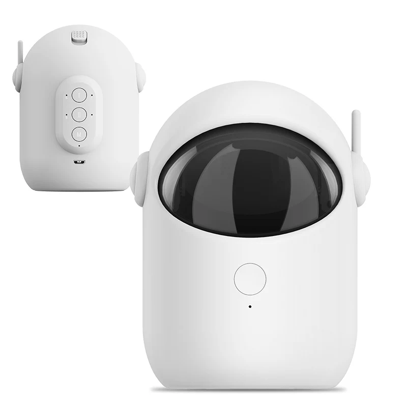 
High Quality Automatic ABS White Funny Cat Laser Robot Toy for pet 