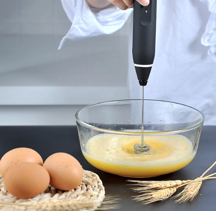 Best Selling Products Kitchen Accessories USB Rechargeable Handheld Electric Milk Frother Coffee Frother Eggbeaters Blender 