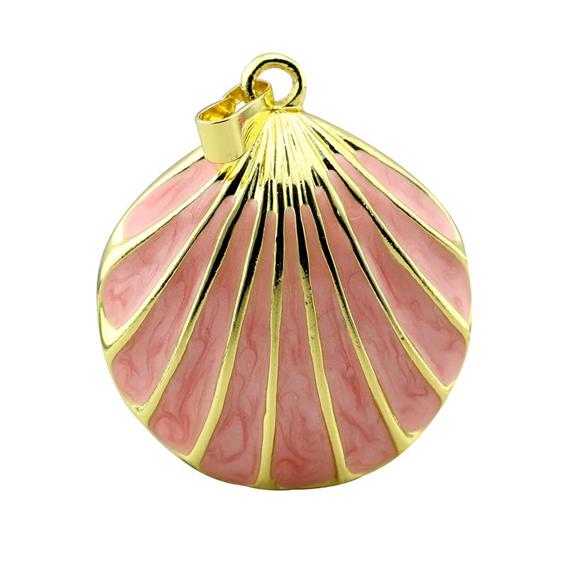 Custom Shell Jewelry USB Flash Drive With Necklace Gift Box Free Logo From Factory Bulk Wholesale - ANKUX.COM