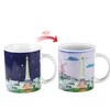 Top rated wholesale sublimation color changing cups 11oz magic mugs for sublimation