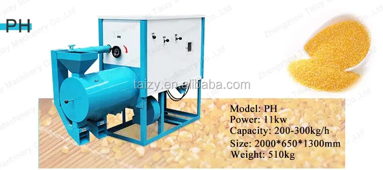 milling machine of maize corn grain grits grinder machine corn grinder