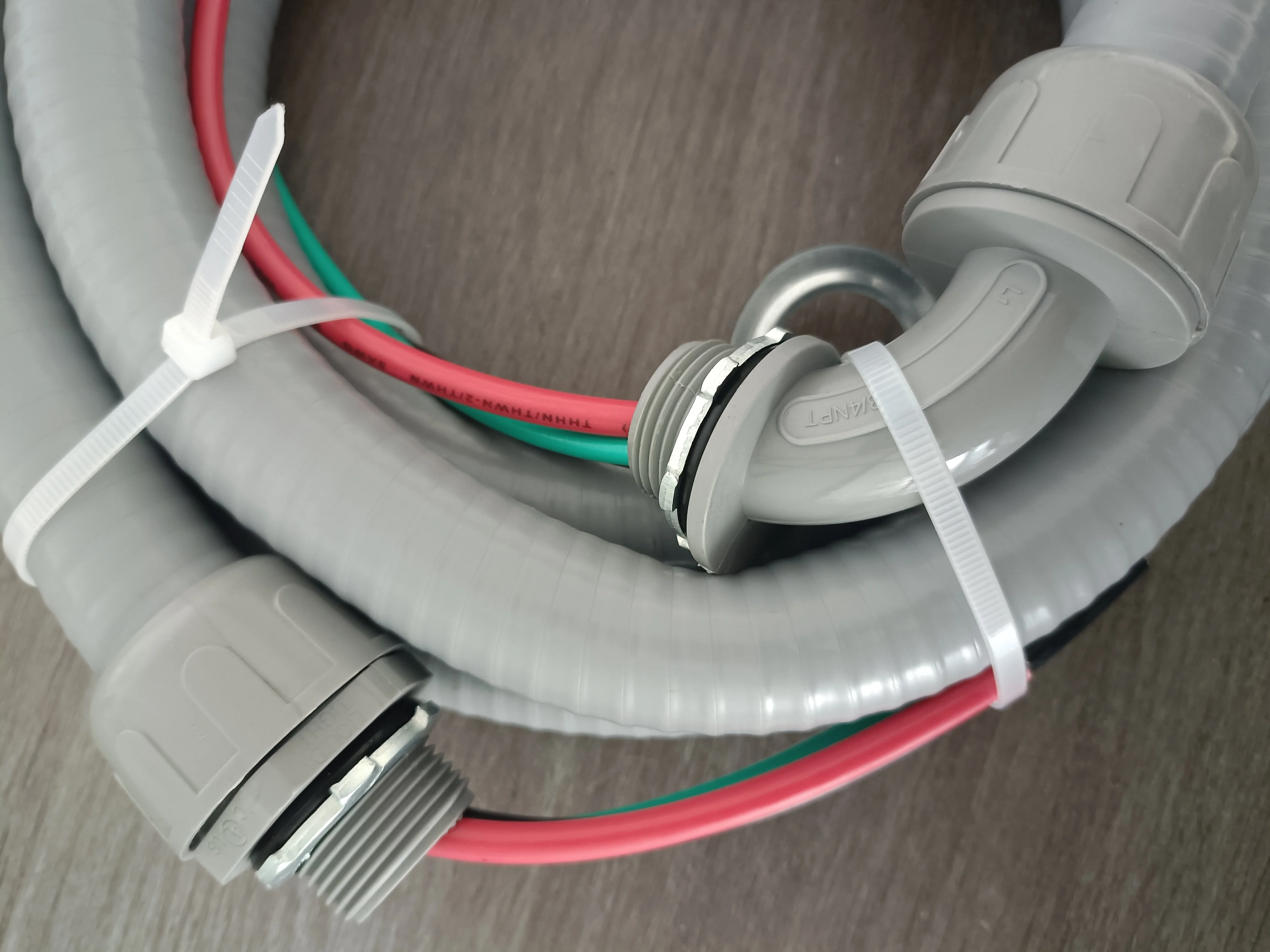 1/2 Inch 6 Feet AC Whip Kit - Flexible Electrical Conduit