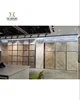 EXE Patent invention Adjustable Panels Sliding LED Tile Metal Display Stand Rack For Marble Ceramic Granite Showroom