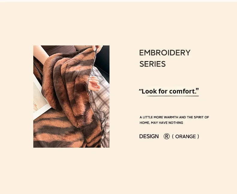 Blanket Cross-Border Tuscany Solid Winter Knitted Eco-friendly Modern Simple Polyester Flannel Customizable Lightweight Machine supplier