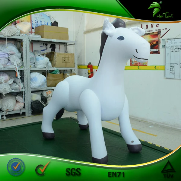 personalizar-branco-infl-vel-cavalo-animais-infl-veis-com-sph