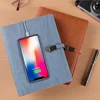 Wholesale notebook with power bank 8000mAh and USB flash drive corporate cooperate office gift for man and women