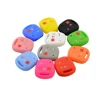 Silicone Car Key Cover Shell Fob Fit for TOYOTA Avensis Camry Corolla rav Remote Key Case 2+1 Button for Lexus Key Case