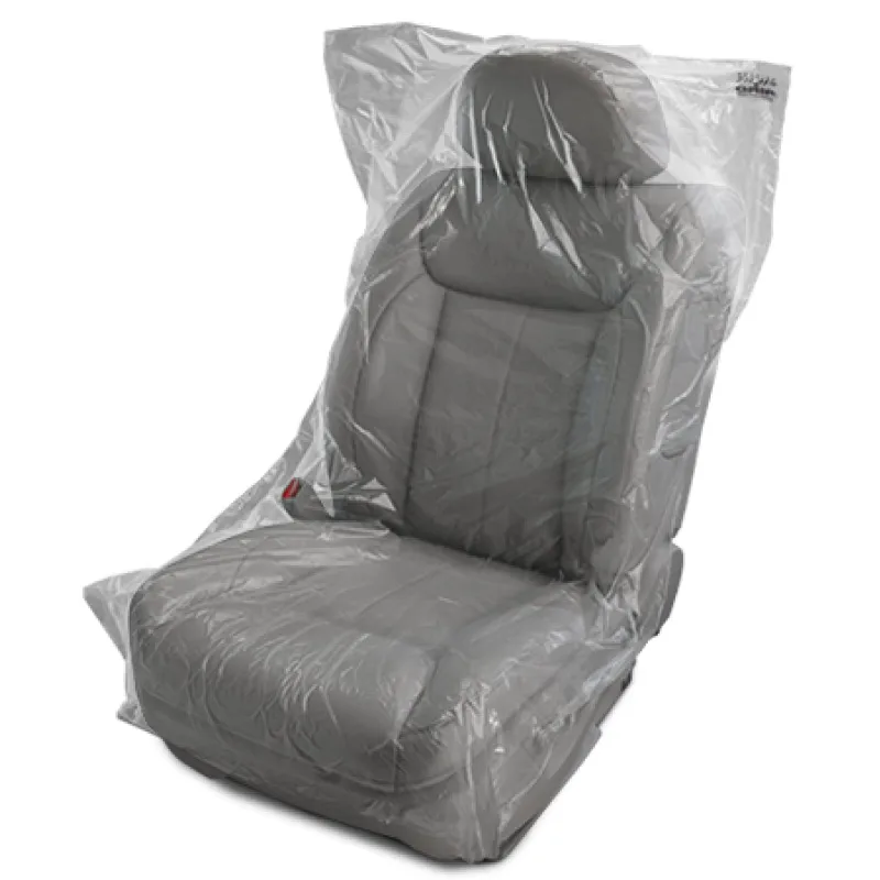 Car Disposable Universal Plastic Seat Covers for Car, Airplane, Restaurant, Bus Seats, Salon Chairs