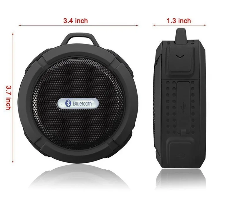Christmas gift C6 Waterproof Outdoor Blue tooth Speaker TF Wireless Music - ANKUX.COM