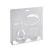 Factory supply disposable plastic bath bomb clamshell blister with hang hole
