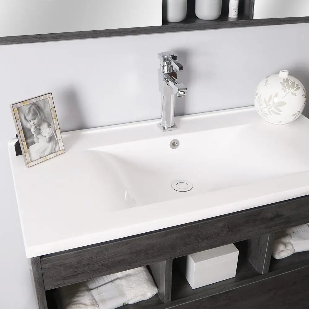 Modern European Style Hotel Waterproof Pvc Melamine Bathroom Mirror