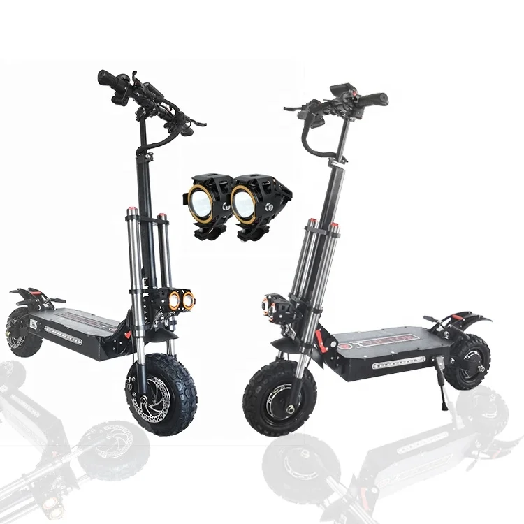 Cheap Off Road Fast Speed 11 Inches 5600w/60V Foldable Adult Electric Scooters with seat