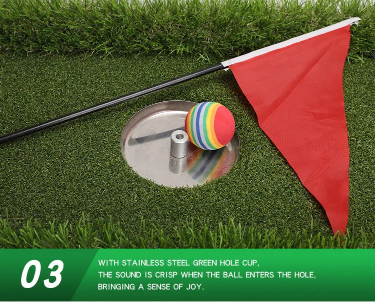30*60cm Golf Floating Putting Green Custom Size Artificial Grass Golf