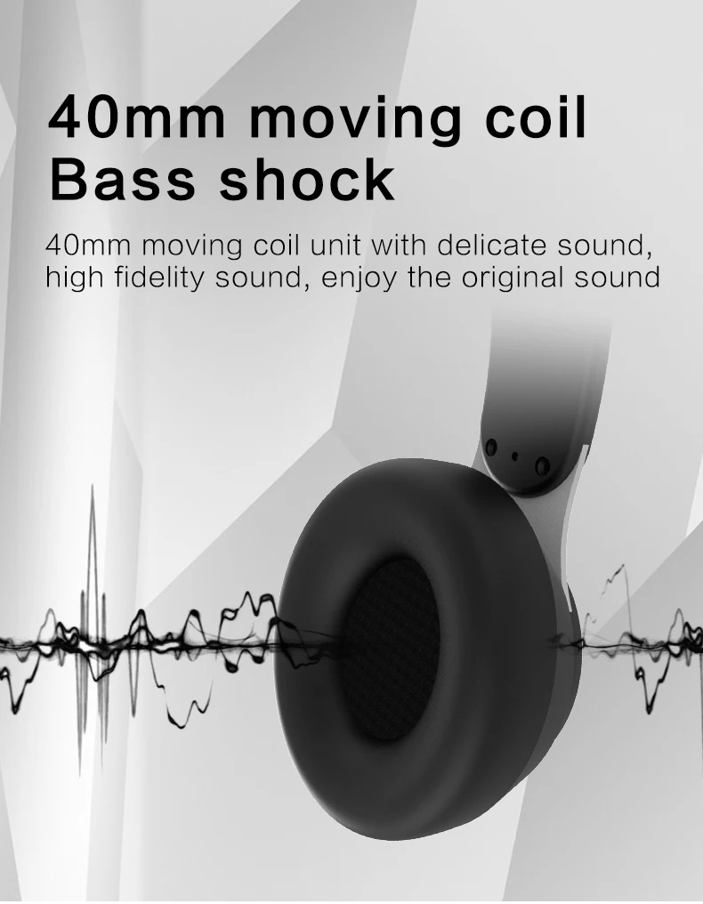 Bests Headband Earphones Wireless Music Stereo Earphone Wireless Blue Tooth Headset Noise Cancelling - ANKUX.COM