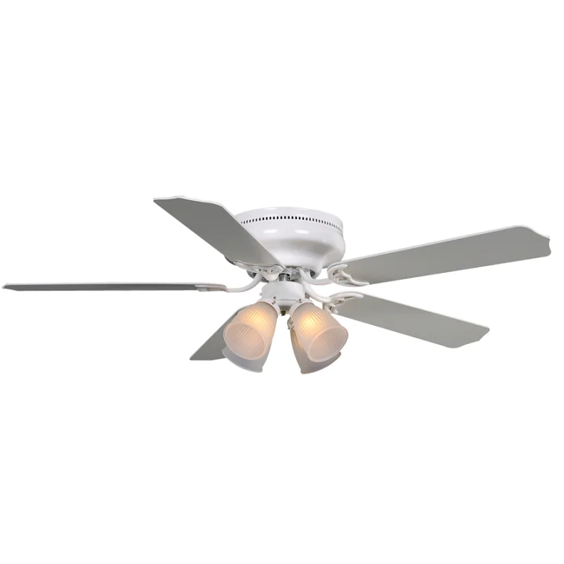 Low Profile Flush Mounted Retractable Cheap Ceiling Fans with Lights