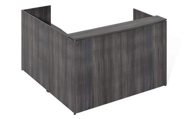 Wholesale Newly Design modern wood small size salon front office receptionist desk