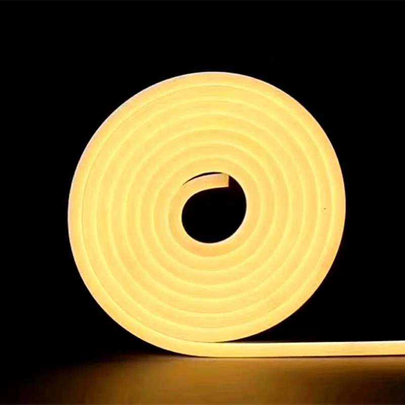 Super brightness 110v/220v flexible warm white led rope neon light for building Contour decoration