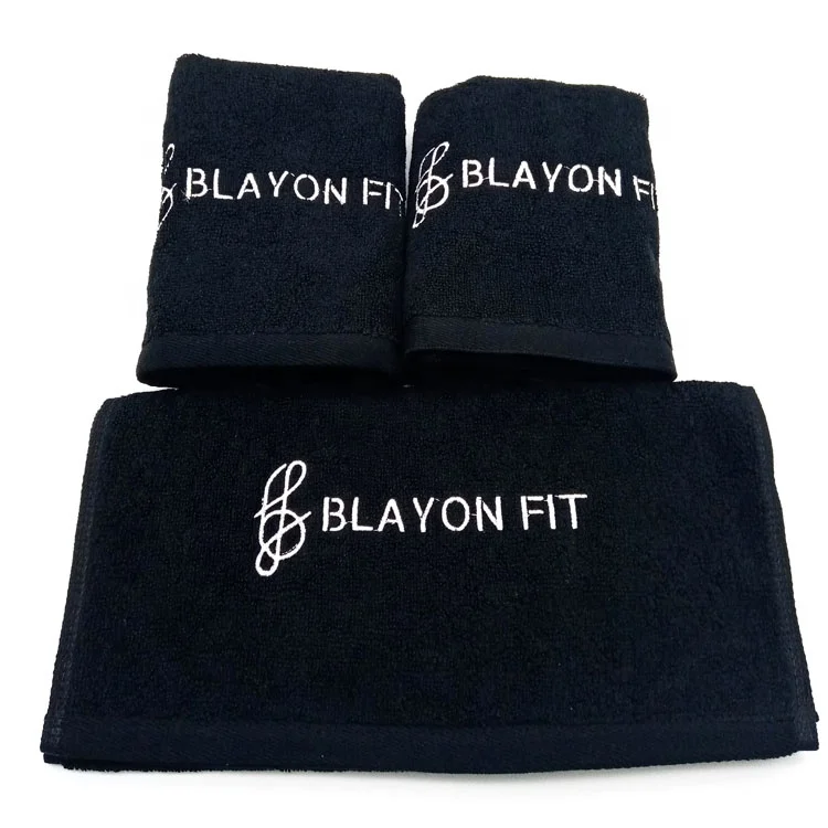 100 Cotton Personalized Embroidery Logo Towel Custom Gym Towel