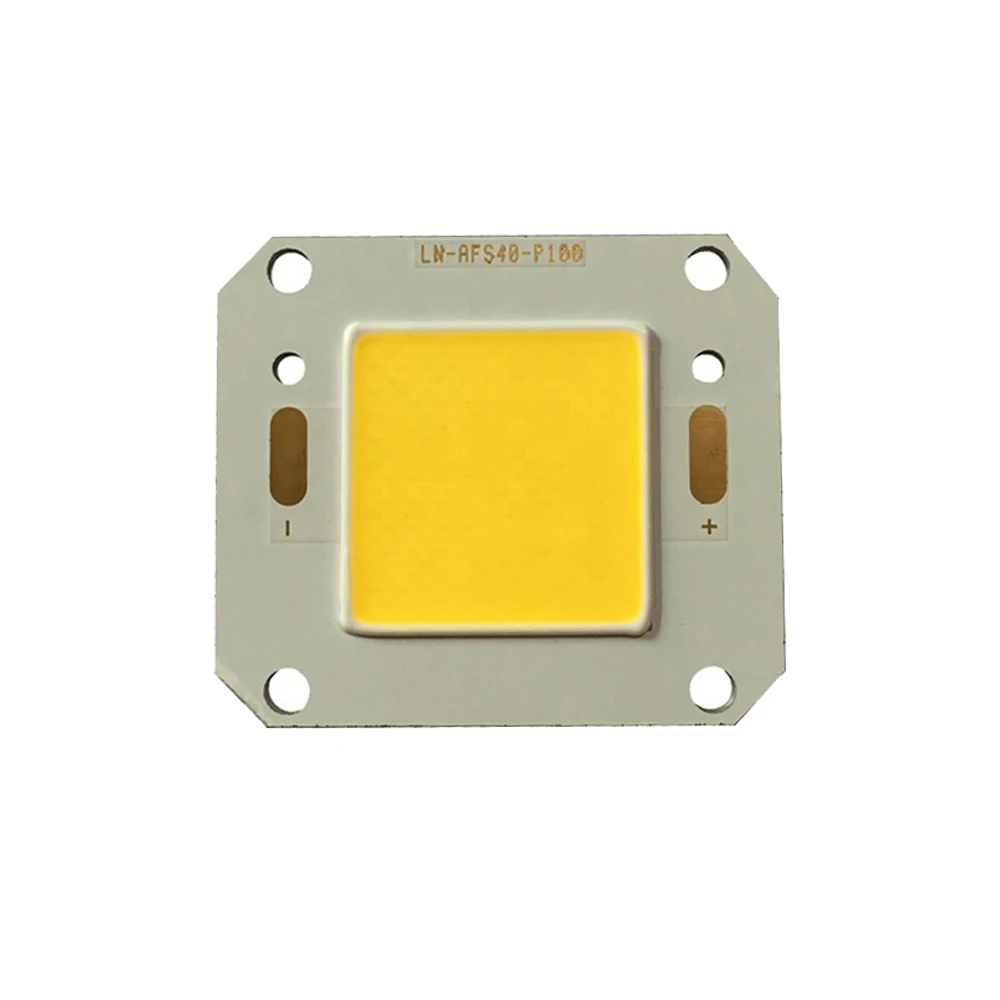 high cri 80 80w 100w 120w 40*46mm white flip chip cob led chip for floodlight streetlight  and landscape lamp