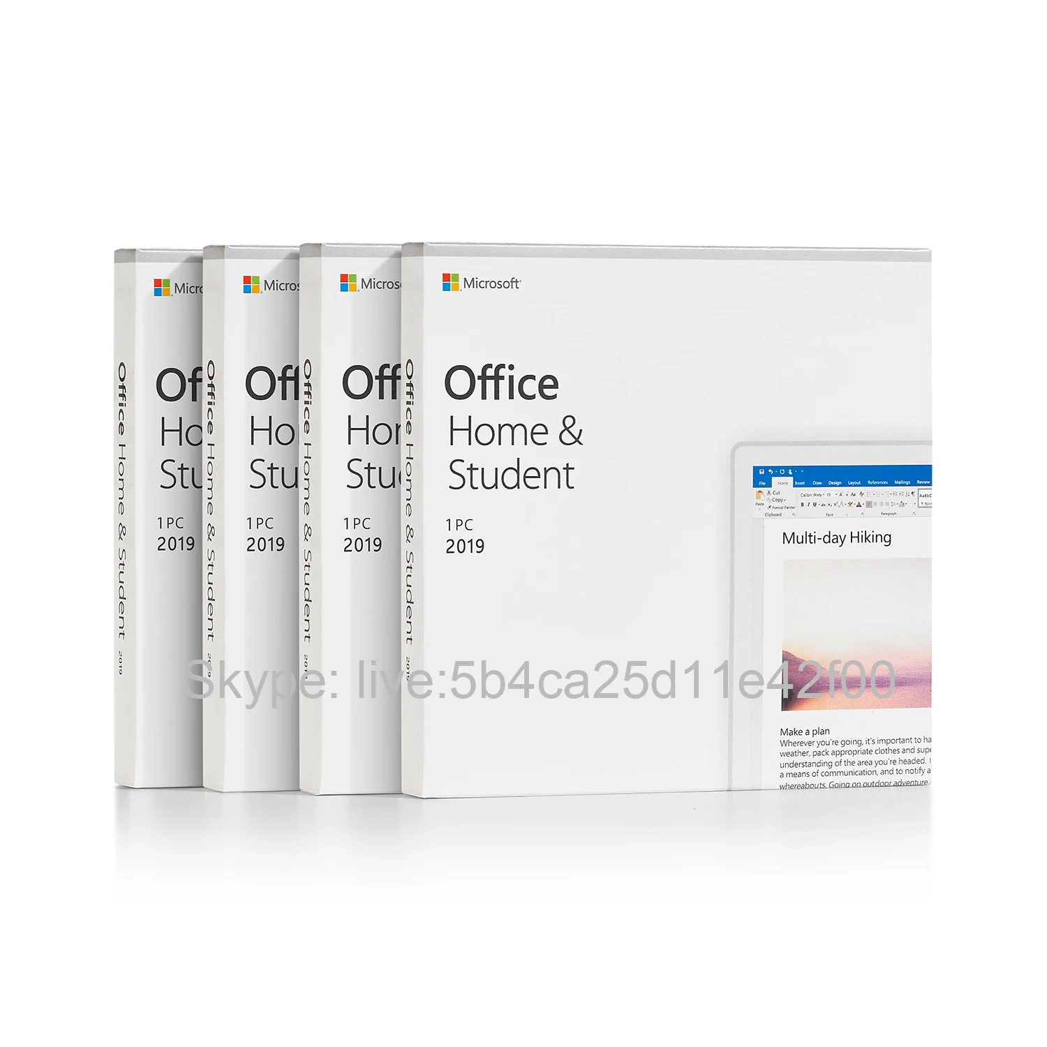 

Genuine Microsoft 64Bits OS Retail Box Package Office 2019 Home Student HS