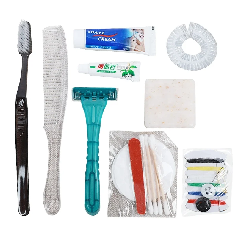 
Hotel wash suit is individually packaged for one time organic eco friendly kit hotel toiletries for sale 