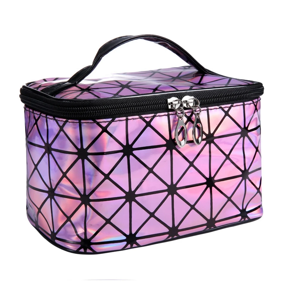 product-GF bags-Multifunctional Cosmetic Bag Women Leather Travel Make Up Necessaries Organizer Zipp-1