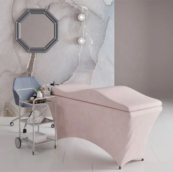 Beauty Salon Lash Bed Memory Foam Topper Ergonomic Lash Bed Curved