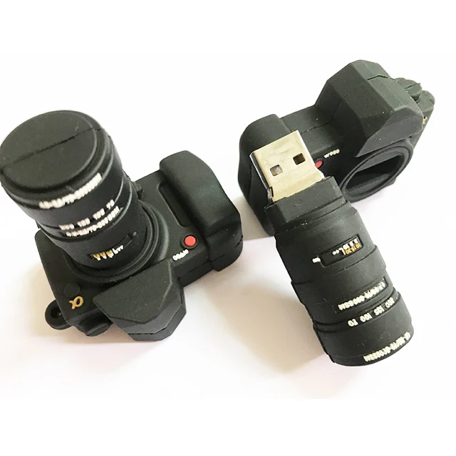 Hot selling Camera Shape 8gb 4gb USB Flash Memory Stick thumb drive 64GB 32GB 16GB memory stick flash card photography gifts - ANKUX.COM