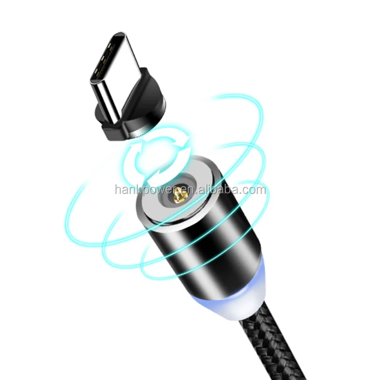 Cell Phone Cable Magnetic USB Charger 3 in 1 USB Charging Data Metal Micro USB Function Cables Magnetic Phone Charger - ANKUX.COM