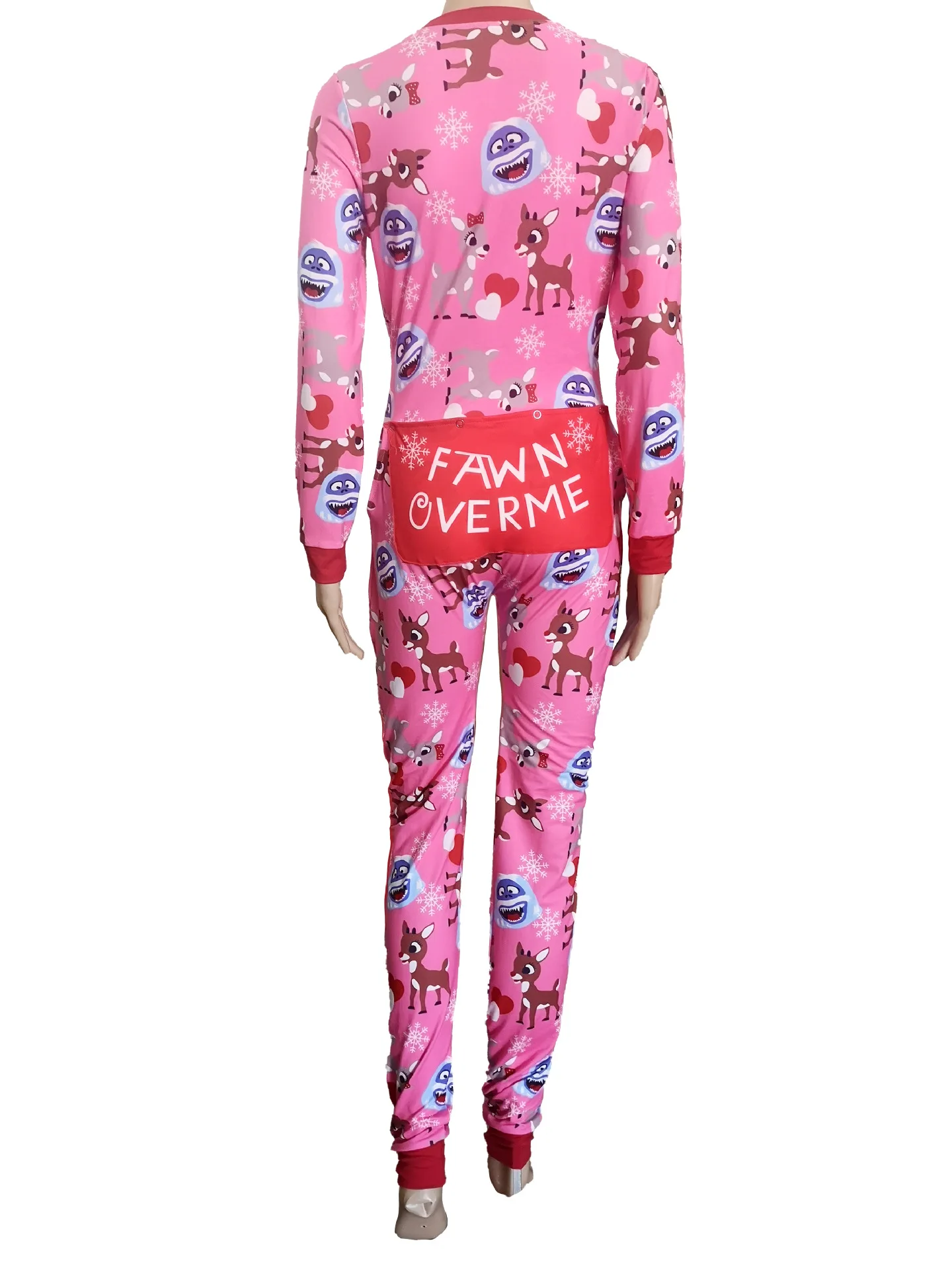 2022 New Sexy Christmas Bodysuit Long Sleeve Printed Open Crotch Pajamas Women Christmas Onesie With Butt Flap - Buy Onesie With Butt Flap,Sexy Christmas Pajamas,Open Crotch Pajamas Product On Alibaba.com