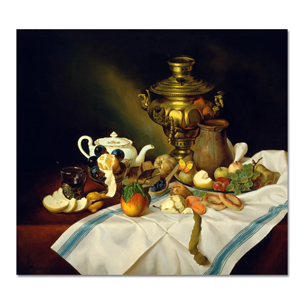 大小 定做尺寸 帆布 棉-亚麻帆布 型 静物水果油画         常见