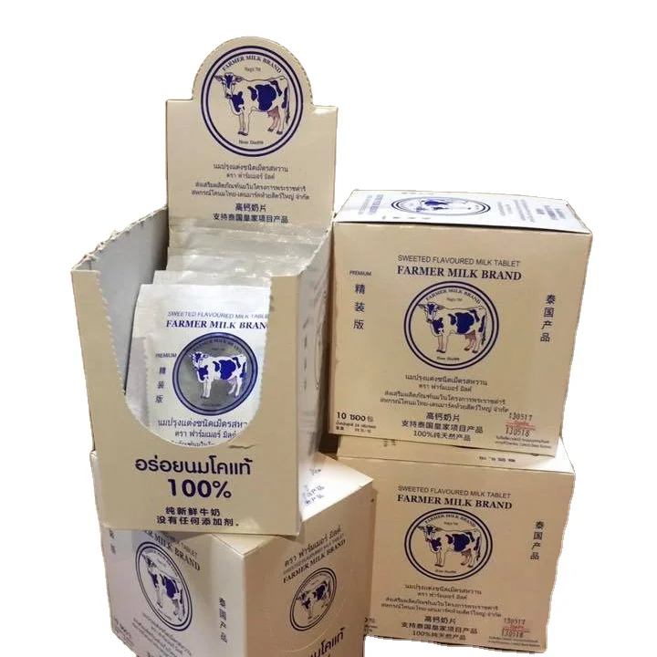 
Thailand Granulated Milk Tablet Candy - Farmer Milk Brand 