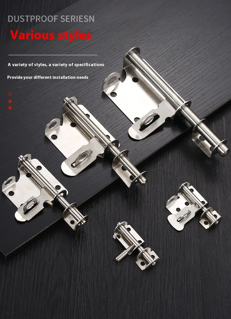 Heavy Duty Stainless Steel Door Bull Plug Surface Mounted Lock Anti ...
