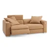Light Orange Sectional Sofas European Classical style New fashionable Factory wholesale price fabric sofa Home decoration
