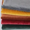 2398# 100% polyester knitted gold velvet opaque fabric for winter for pullover , sweater and towel