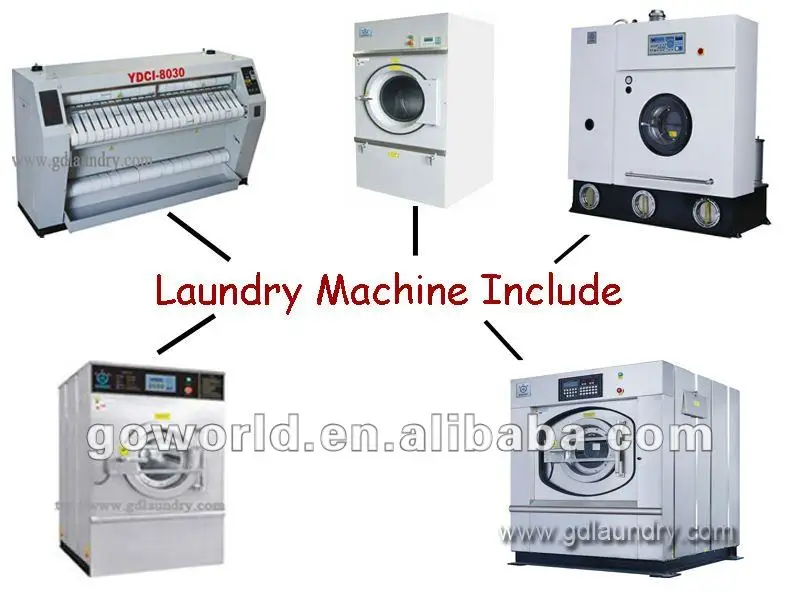 Gas heating hotel and hospital commercial laundry equipment