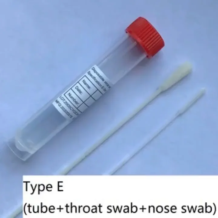 CE/FDA approved medical test kit nose and throat swab in Universal transport medium, View