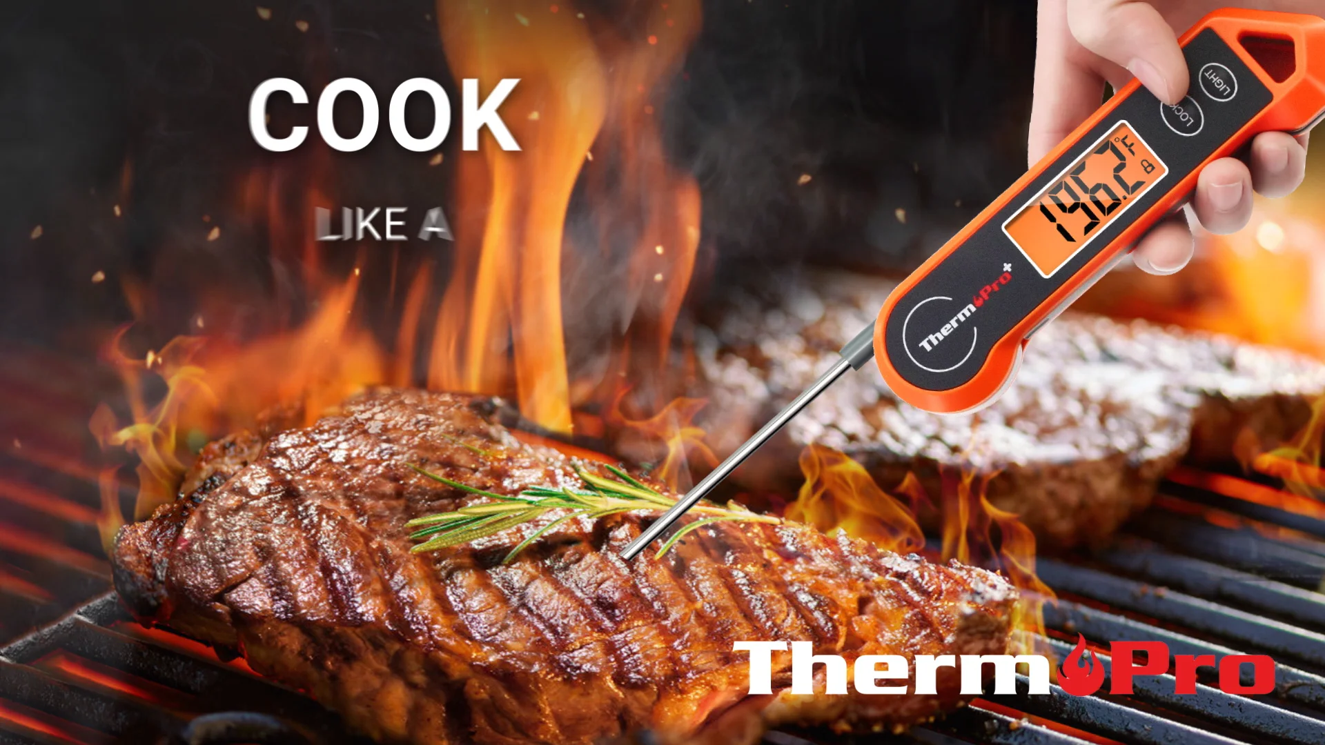 ThermoPro Tp19h Digital Waterproof Instant Read Meat Digital Thermometer