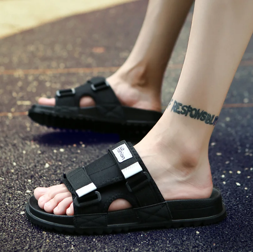 Wholesale Latest Design Slippers Men Slide Anti-slip Custom Men's ...