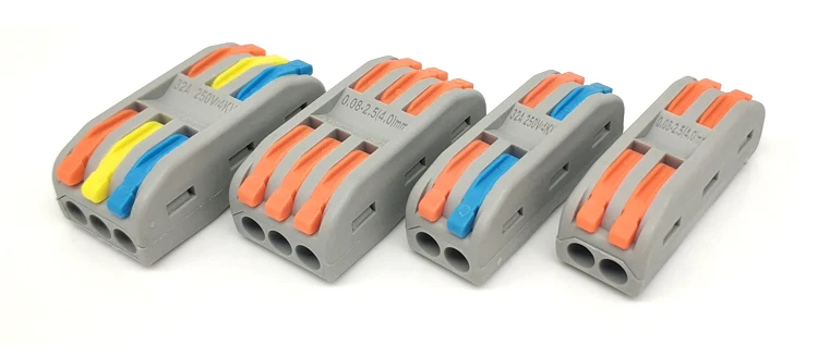 222 Series Push In Quick Connect Wire Terminals Pin Crimp Connectors ...