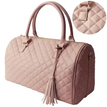 quilted weekender duffle bag