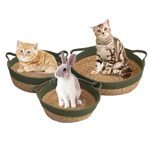 Kuma Narrowleaf Cattail Pet Bed Cat & Dog Sleep Nest Breathable